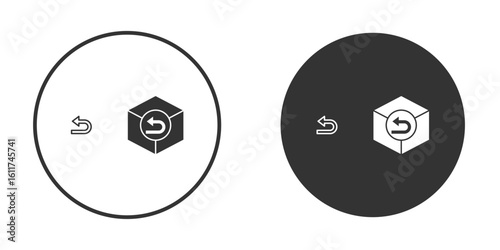 Return purchase icon for web, mobile and infographics.
