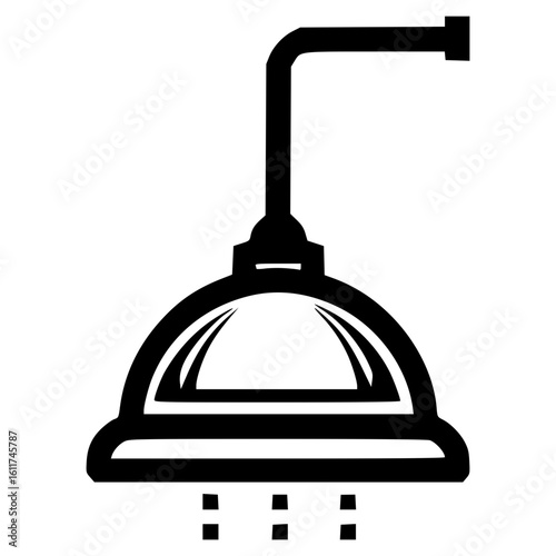 Icon vector representing a classic pendant light fixture design