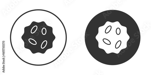 White blood cell icon for web, mobile and infographics.