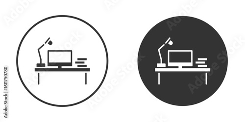 Workspace icon for web, mobile and infographics.