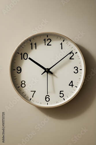 wall clock on a white background