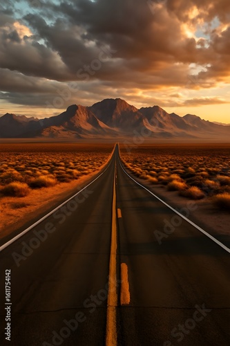 road to the desert