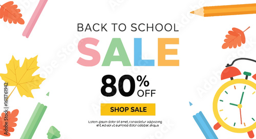 Back to school sale eighty percent off shop sale for students and teachers