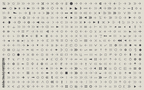 Diverse Arrow Symbols Collection arrows navigation
