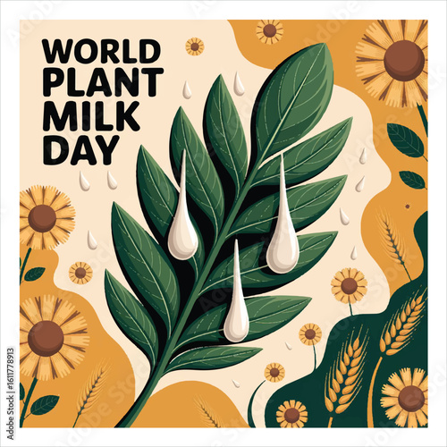 Celebrating plant-based milk alternatives promoting sustainability health animal welfare and environmental awareness









