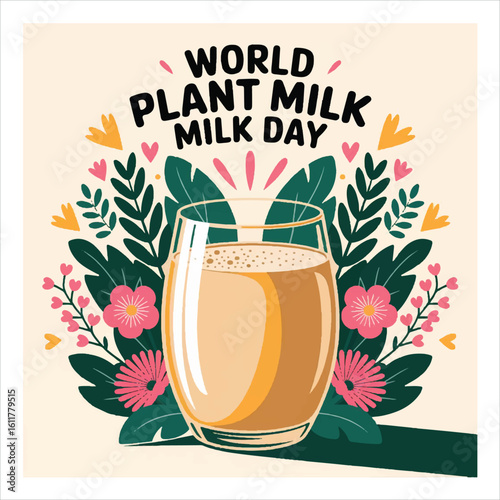 Celebrating plant-based milk alternatives promoting sustainability health animal welfare and environmental awareness









