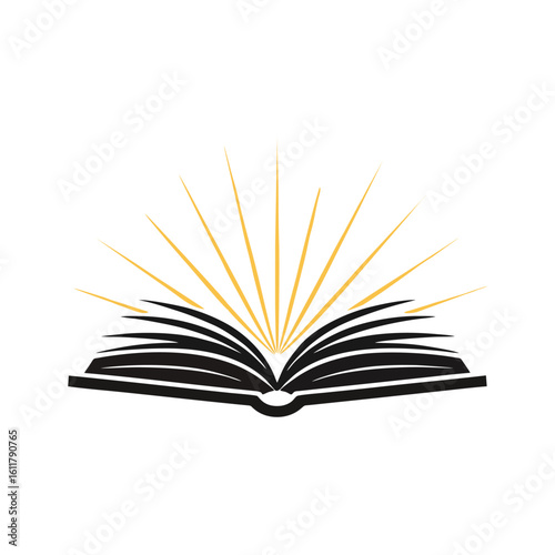 logo of education book