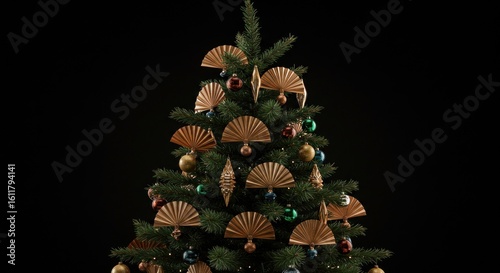 Festive Christmas tree
