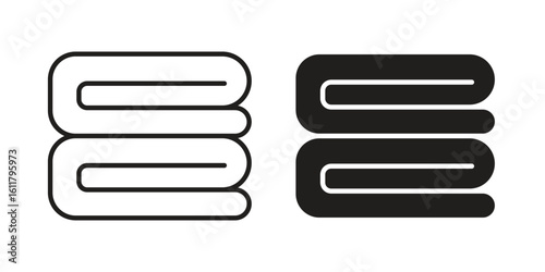 blanket icon logo set. thin line concept simple icon or design element