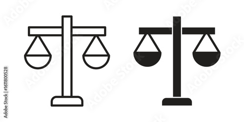 Economies of scale icon logo set. thin line concept simple icon or design element