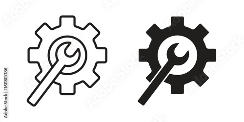 Productivity tools icon logo set. thin line concept simple icon or design element