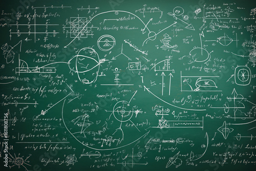 Complex Equations on a Chalkboard