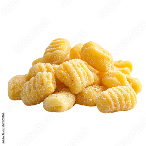 Gnocchi e on transparent background