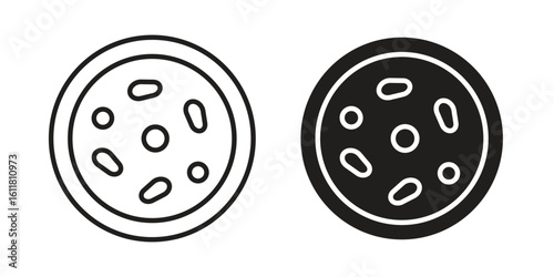 Thalassaemia icon logo set. thin line concept simple icon or design element