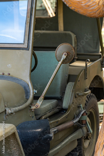 Polish military jeep showcasing historic design and rugged features from the mid-20th century