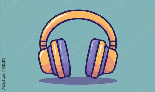 Vibrant retro headphones immerse you in crystal clear sound and stylish audio experiences