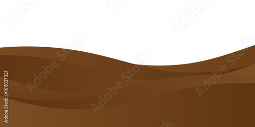 Brown Wave Background, Abstract geometric background with liquid shapes. Modern trendy design in vector EPS 10