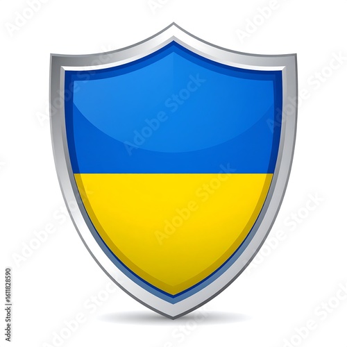 Free Download Shield with Ukrainian flag (1) - GFXLoad