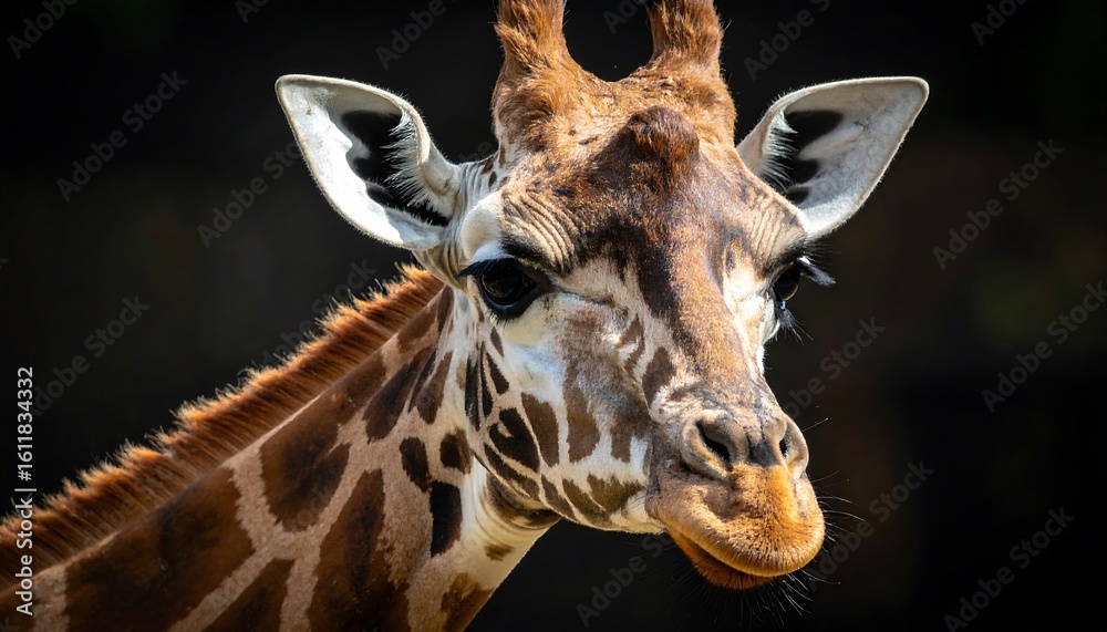 Obraz premium Close-up giraffe portrait