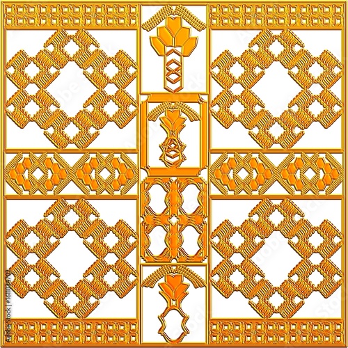 seamless pattern with geometric shapes, . Ideal for Luxury wall art design, luxury branding, fashion and decorative themes.