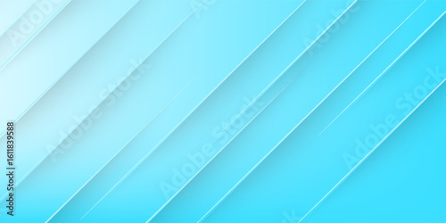 Blue wave curved lines for presentations, illustration of articles and publications on technological trends and innovations, covers of technological magazines. Light arc in blue colors.