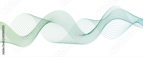 Abstract curvy line art wavy flowing dynamicsound, wave, wind, information flow. Twisted curve lines and blend effect, emphasizing motion and rotation. Retro, pop, promotional.