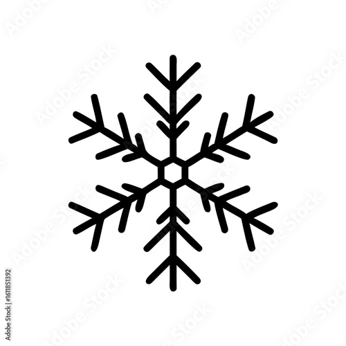 snowflake icon design.