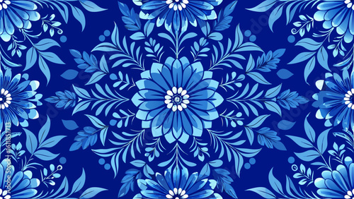 flower damask seamless pattern dark blue colors background. Elegant luxury texture for wallpapers, backgrounds and page fill, surface textures,flower, colours, damask, elegant, graphic, luxury, 