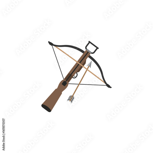 X bow icon logo flat vector design