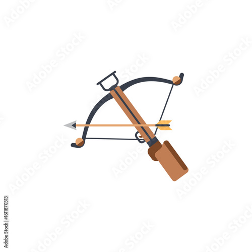 X bow icon logo flat vector design