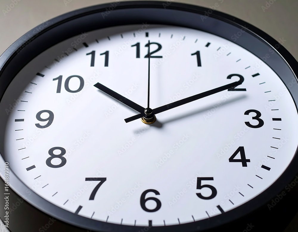 Close-up of a wall clock Close-up of a wall clock