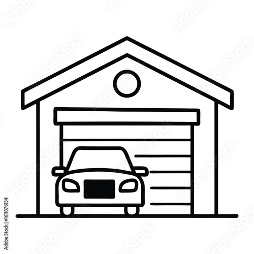 Garage facade