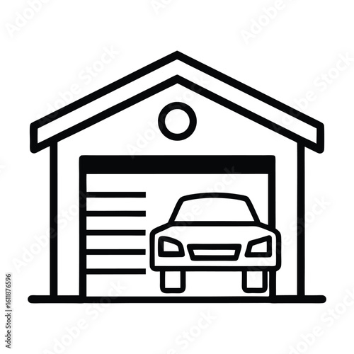 Car in garage