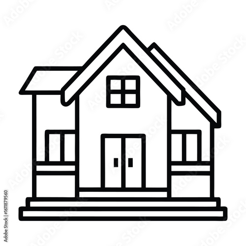 Modern house facade