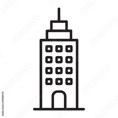 Skyscraper cityscape view