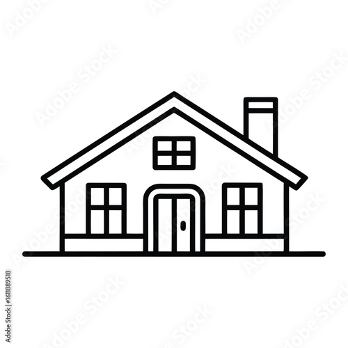 Minimal house front