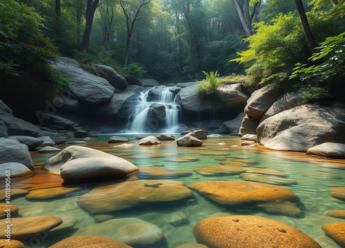 waterfall in the woods