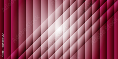 Abstract geometric, seamless diamond-pattern background with a metallic gradient effect with a central light source that radiates outward. Depth and shadow, suitable for tech, futuristic, or digital d