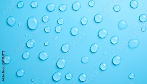 Water droplets on a light blue surface (6)