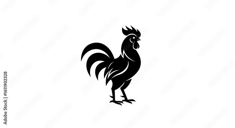 Obraz premium Rooster Vector Logo