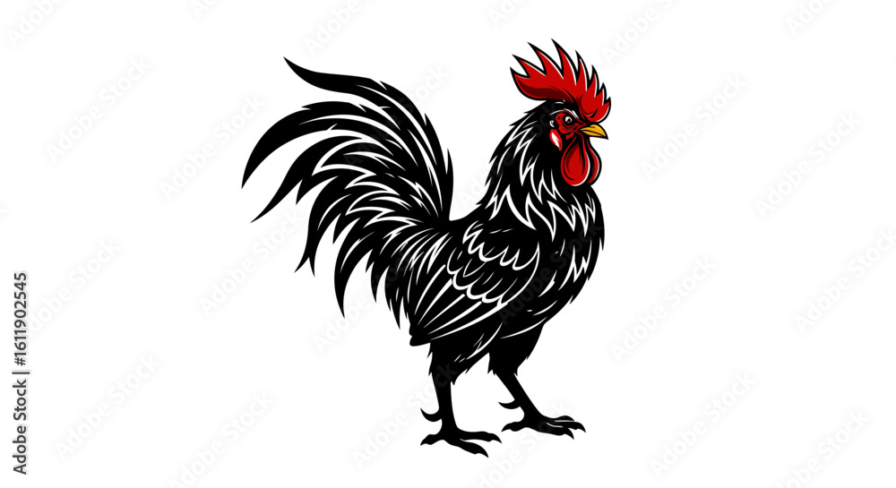 Fototapeta premium Rooster Vector Logo