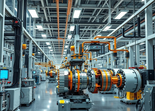 forklift in warehouse