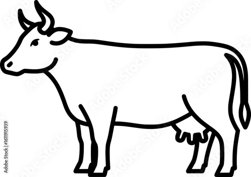 Cow Farm Animal Icon