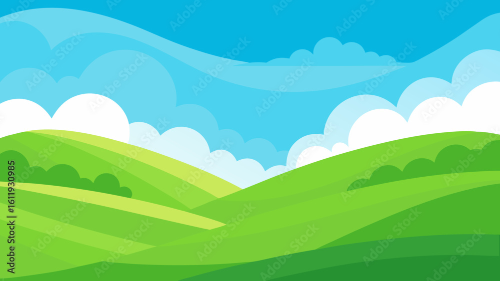 Obraz premium landscape with mountains and blue sky