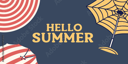 Hello Summer: Beach Umbrellas & Sunny Vibes