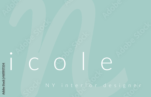 Modern Minimalist Business Card Design Template | Professional Corporate Branding