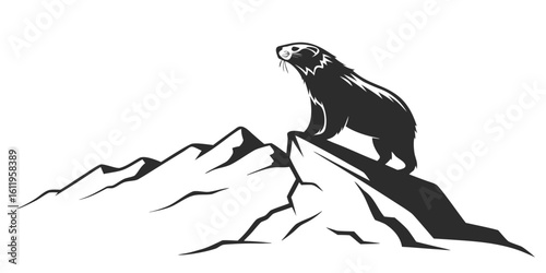 Minimalist black head silhouette icon on a clean white background representing concepts like human thought ideas or identity suitable for diverse design projects