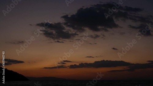 Silent Dawn Over the Sea