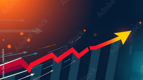 Accelerating entrepreneurial decisions a dynamic business environment with racing arrows fast-paced strategies and quick decision making