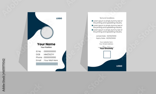 Special Id card design template